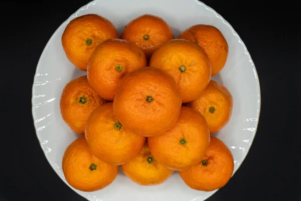 Mandarina Fruto Las Diferentes Especies Cítricos Comúnmente Llamadas Mandarinas Entre — Foto de Stock