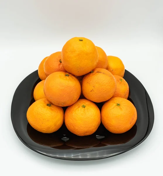 Mandarino Frutto Delle Diverse Specie Agrumi Comunemente Chiamati Mandarini Tra — Foto Stock