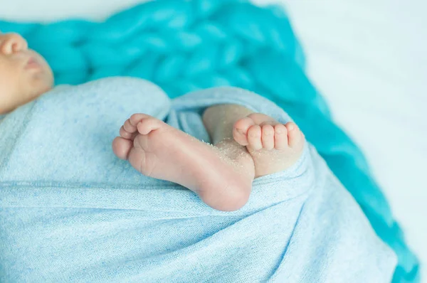 Little Foot Newborn Baby — Stock Photo, Image