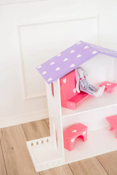 Maisons Poupées Dans Chambre Des Enfants Meubles Pour Enfants Intérieur — Photo