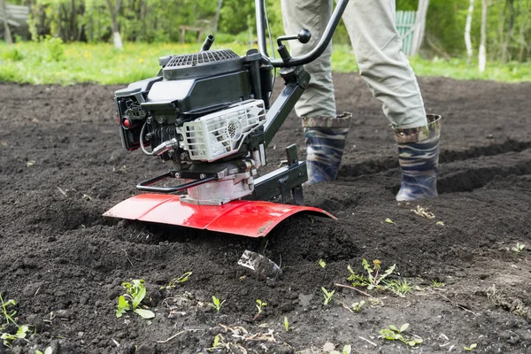 Landbouw werk, grond teelt — Stockfoto