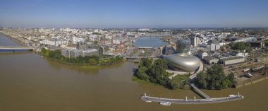 Bordeaux, Fransa 06 Haziran 2018 du Vin, Şarap Müzesi Bordea alıntı