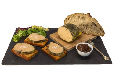 Kaz ciğeri ve zencefilli kek, Bordeaux, Fransa