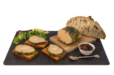 Kaz ciğeri ve zencefilli kek, Bordeaux, Fransa