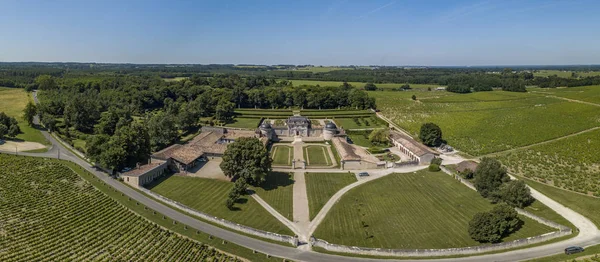 Frankrike Slottet Malle Gironde Sauternes Bordeaux Vingård Frankrike — Stockfoto