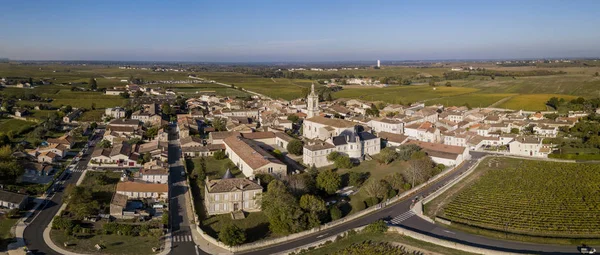Saint Estèphe Som Ligger Längs Vinrutten Saint Estèphe Regionen Bordeaux — Stockfoto