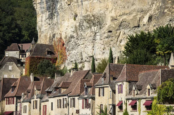 Roque Gageac Des Beaux Villages France Est Une Destination Touristique — Photo