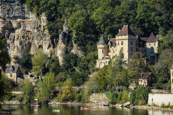 Roque Gageac Jedna Nejkrásnějších Vesnic Francie Oblíbenou Turistickou Destinací Regionu — Stock fotografie