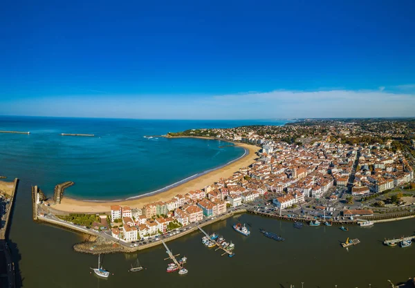Port Saint Jean Luz Pays Basque Francja — Zdjęcie stockowe