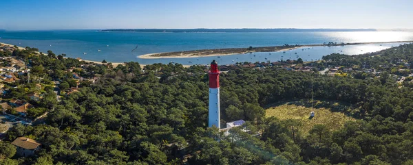 Cap Ferret Arcachon Körfezi, Gironde, Aquitaine, Fransa'nın deniz feneri