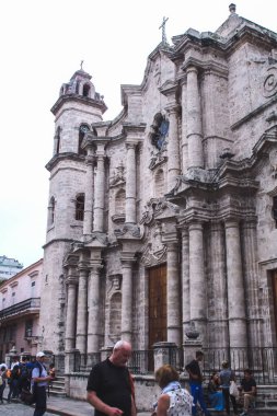 Havana, Küba, Şubat 2020: Havana Katedrali