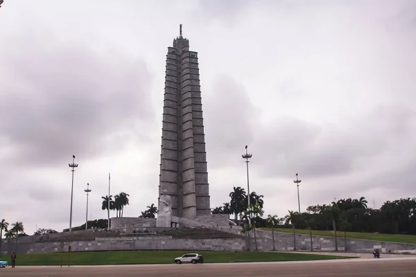 쿠바의 아바나 2020 Obelisk Jose Marti Memorial Revolution Square — 스톡 사진