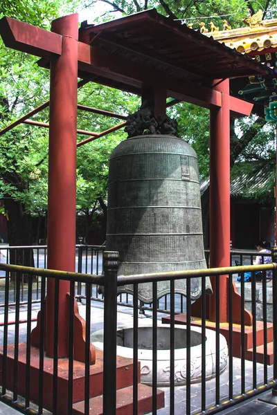 Beijing China July 2018 Large Antique Bell Gazebo Enclosed Net — Stock Photo, Image