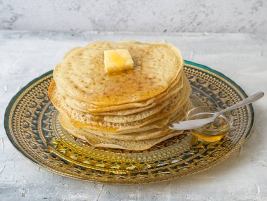 1000 delikli Fas krep baghrir Beghrir veya crapes