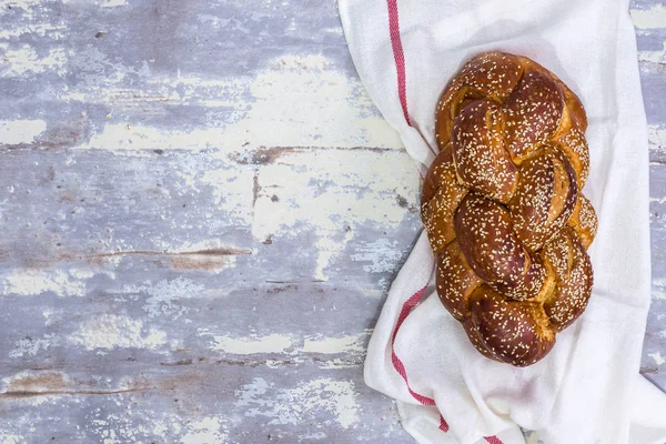 Chleb challah dla szabatu — Zdjęcie stockowe