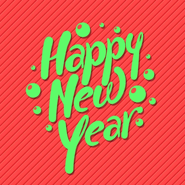 New Year Lettering — Stock Vector