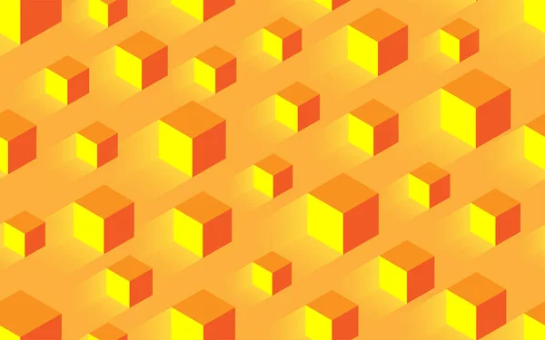 Fond de texture jaune sans couture créative avec volume et lumière — Image vectorielle
