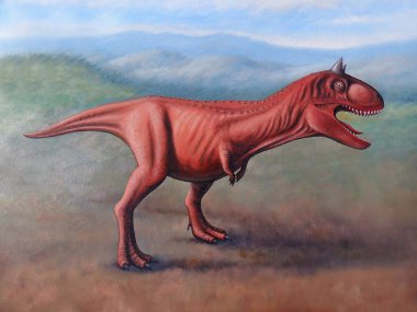 Carnotaurus sastrei biri yemek istiyor