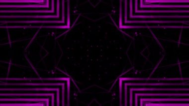 4 k kırmızı animasyon hipnotik soyut Techno mozaik Kaleidoscope arka plan görüntüleri rahatlatıcı