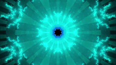 4 k su güneş hipnotik soyut Techno mozaik Kaleidoscope arka plan görüntüleri rahatlatıcı