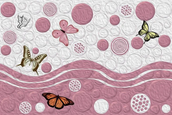 Sanat yağlı boya duvar dekoratif desen,