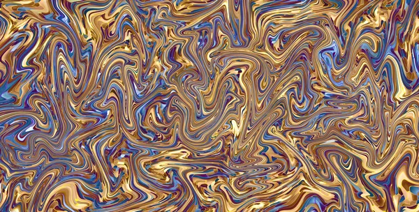 Abstract Kleurrijk Golf Vloeibare Verf Textuur — Stockfoto