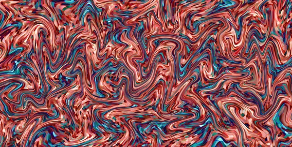 Abstrakta Färgstarka Wave Flytande Färg Konsistens — Stockfoto