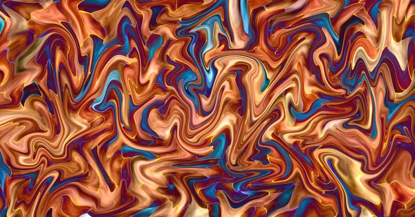 Абстрактная Красочная Текстура Жидкой Краски — стоковое фото