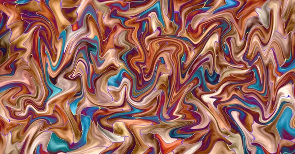 抽象的なカラフルな液体塗料のテクスチャ背景 — ストック写真