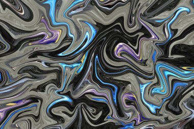 Renkli dalga mermer doku duvar ve zemin dekoratif fayans tasarım,