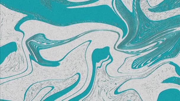 カラフルな波の液体油塗料大理石のテクスチャ背景インテリア家の装飾壁紙の背景 — ストック動画