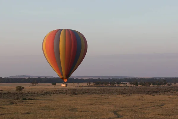 Duży Kolorowy Balon Tle Pięknej — Zdjęcie stockowe