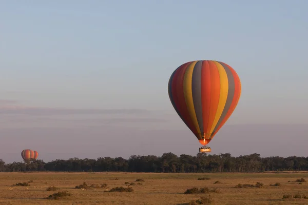 Duże Kolorowe Balony Tle Pięknej — Zdjęcie stockowe