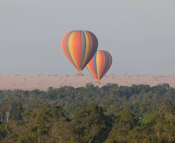 Grote Kleurrijke Ballonnen Mooie Achtergrond — Stockfoto