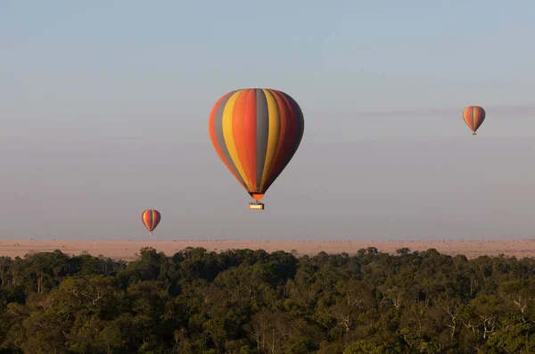 Duże Kolorowe Balony Tle Pięknej — Zdjęcie stockowe