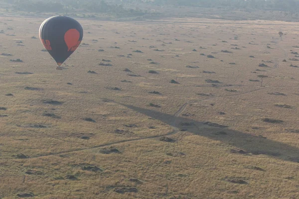 Stor Farverig Ballon Smuk Baggrund - Stock-foto