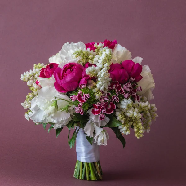 Beautiful Bunch Flowers Close Holiday — Stock Photo, Image