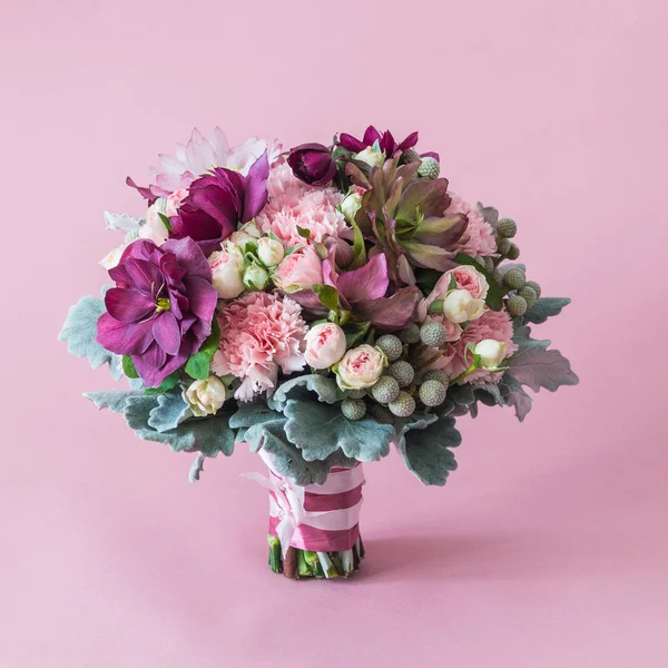 Çiçekler Güzel Grup Kapatın Dekor — Stok fotoğraf
