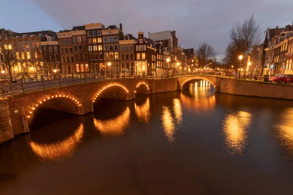Amsterdam Holland Července 2019 Toto Obraz Kanálů Města Amsterdamu Pozdních — Stock fotografie