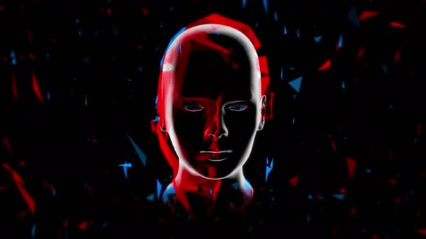 3D Virtual Girl / Polygone bas, motion design futuriste .