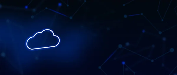 Server Cloud Sincronizzazione Cloud Servizi Cloud Hosting Cloud Dati Sicuri — Foto Stock