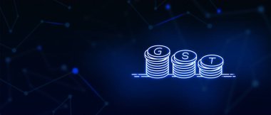 GST, mal ve hizmet vergisi, Gst vergisi, iş vergisi, değer vergisi, Hint para birimi, para, sikke, hesapları, arka plan
