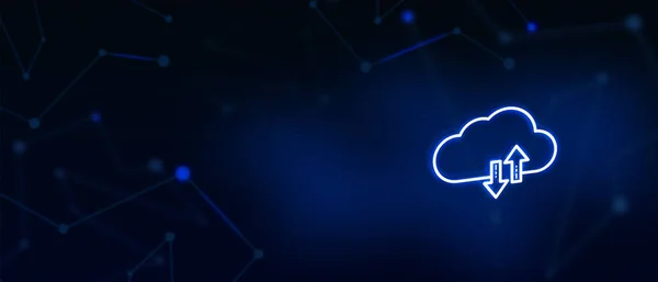 Cloud server, Cloud sync, Cloud services, Cloud hosting, Secure data, Wireless database, Digital technology, Cloud computing, Internet, Contact us, Website landing page background