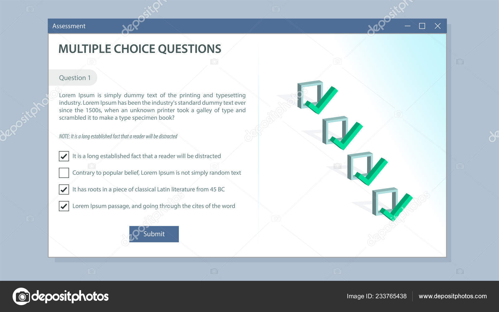 assessment template multiple choice questions questionnaire multiple choice questionnaire template