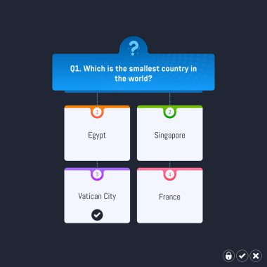 Sınav, Sınav, Sosyal medya quiz oyunu şablonu & arka plan, Soru, Takım oluşturma faaliyetleri, Değerlendirme için Nesnel soru