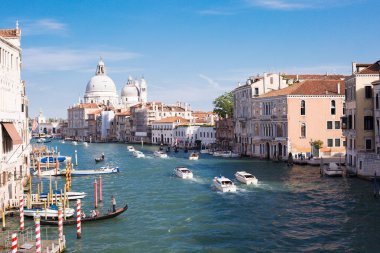 Venedik gondol grand canal