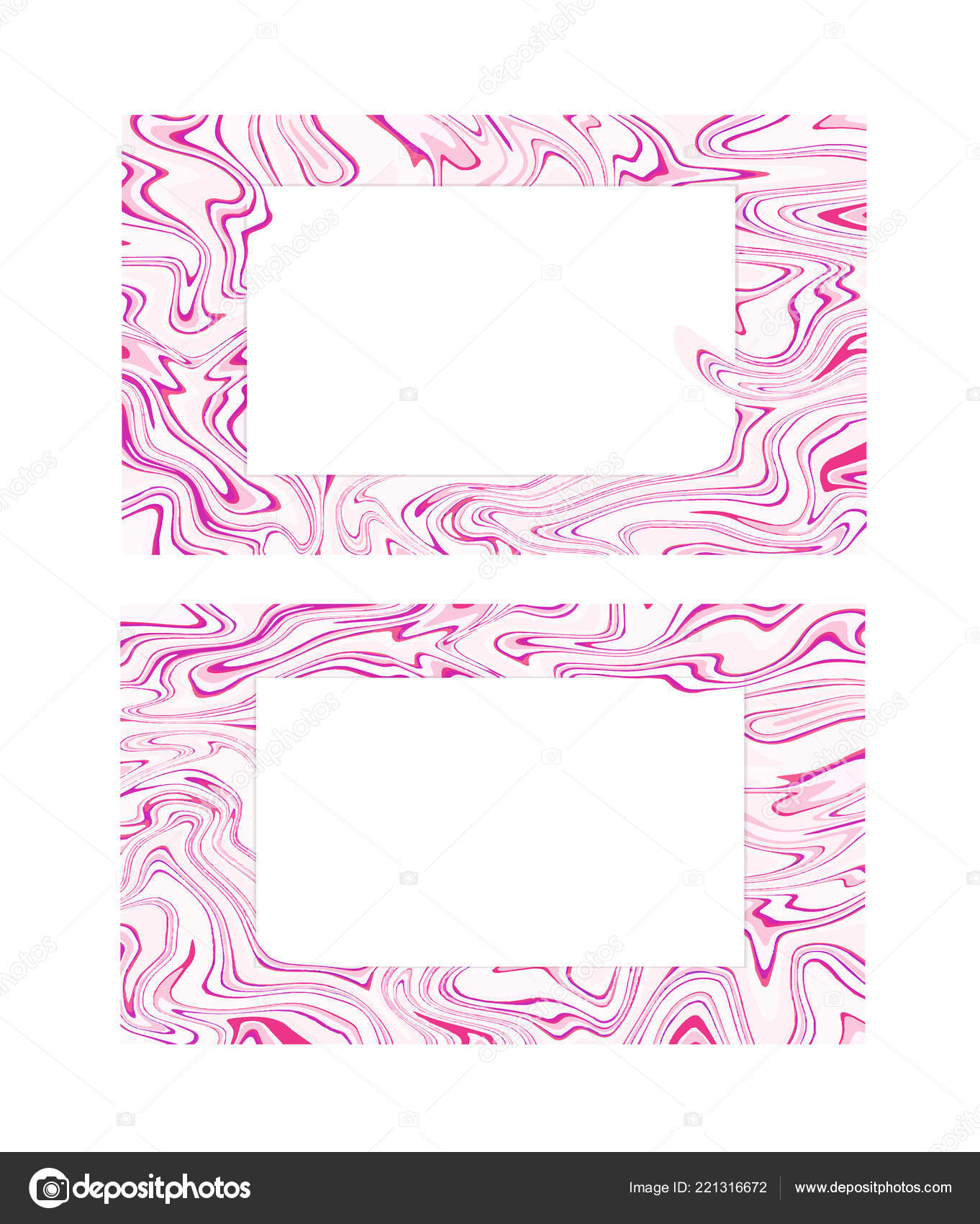 vector business card with violet marble texture abstract modern ink birthday business cards