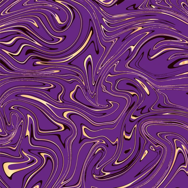 Vecteur violet et marbre doré fond abstrait. Modèle de marbre liquide. Modèle tendance pour la conception, mariage, invitation, fête, anniversaire, web, bannière, carte . — Image vectorielle