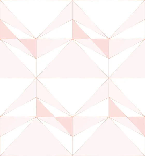 Geometrisches nahtloses Muster. Goldlinie abstrakter polygonaler Hintergrund. Vektorillustration. — Stockvektor