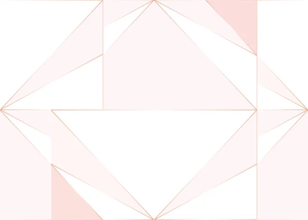 Geometrisches nahtloses Muster. Goldlinie abstrakter polygonaler Hintergrund. Vektorillustration. — Stockvektor